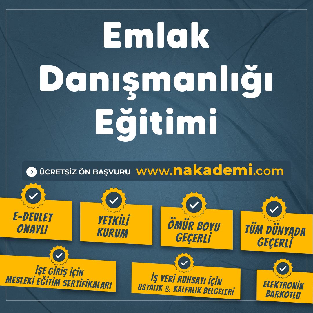 Emlak Danışmanlığı Eğitimi