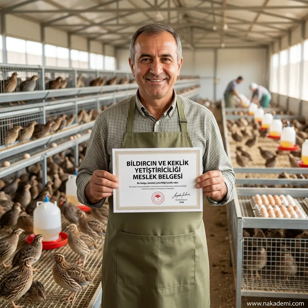 Bıldırcın Ve Keklik Yetiştiriciliği Belgesi