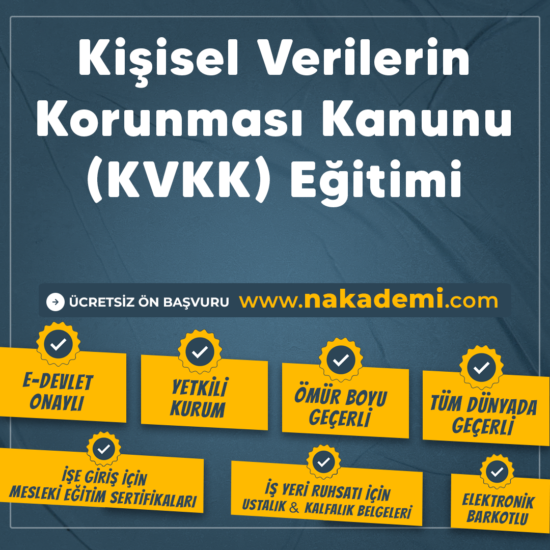 Kişisel Verilerin Korunması Kanunu (KVKK) Eğitimi