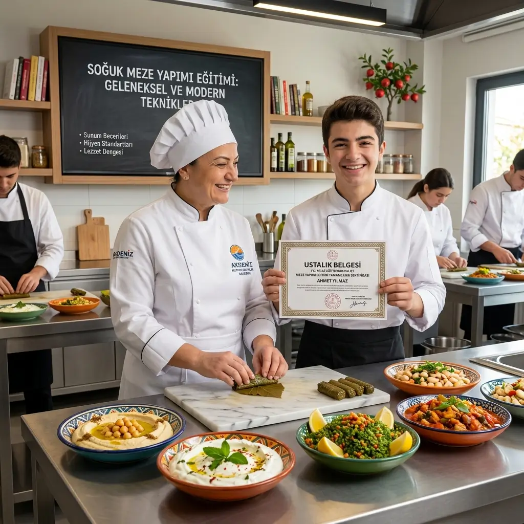 Soğuk Meze Yapımı Eğitimi Ustalık Belgesi