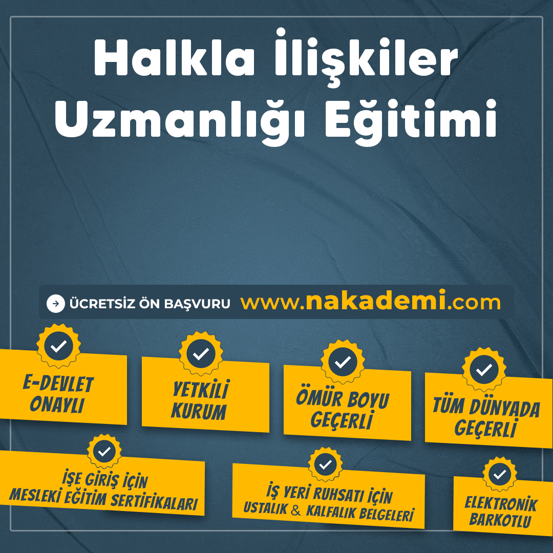 Halkla İlişkiler Uzmanlığı Eğitimi