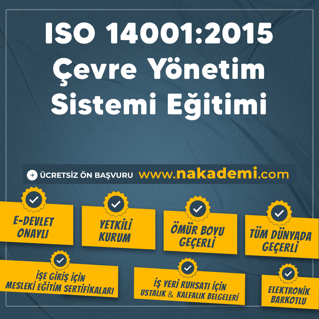 ISO 140012015 Çevre Yönetim Sistemi Eğitimi