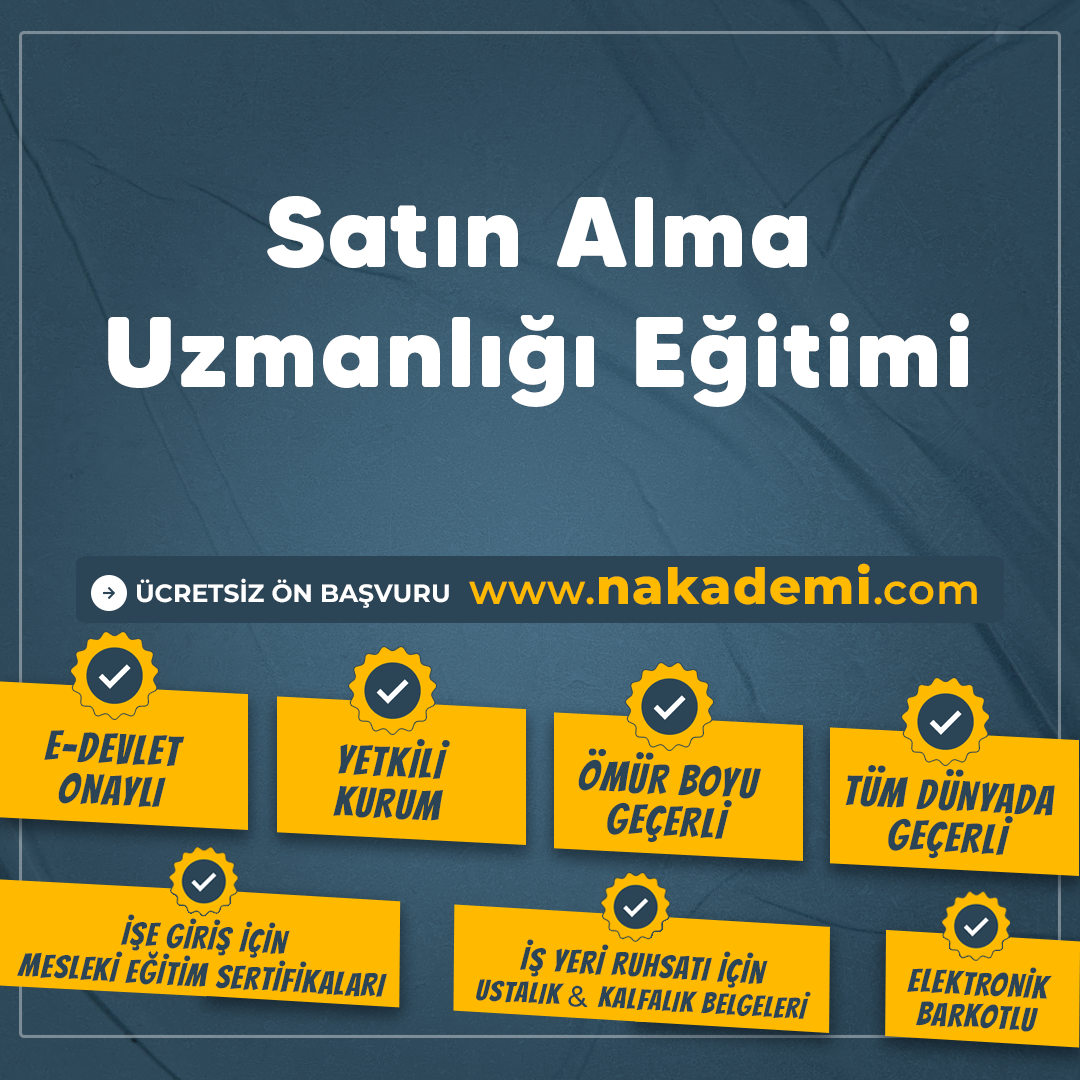Satın Alma Uzmanlığı Eğitimi