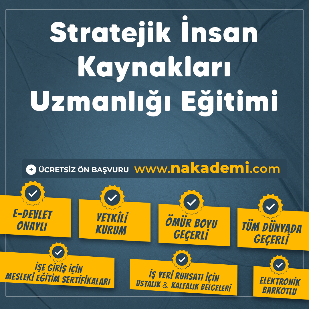 Stratejik İnsan Kaynakları Uzmanlığı Eğitimi