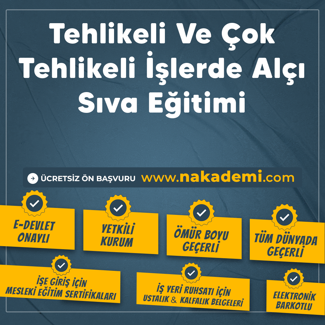 Tehlikeli Ve Çok Tehlikeli İşlerde Alçı Sıva Eğitimi
