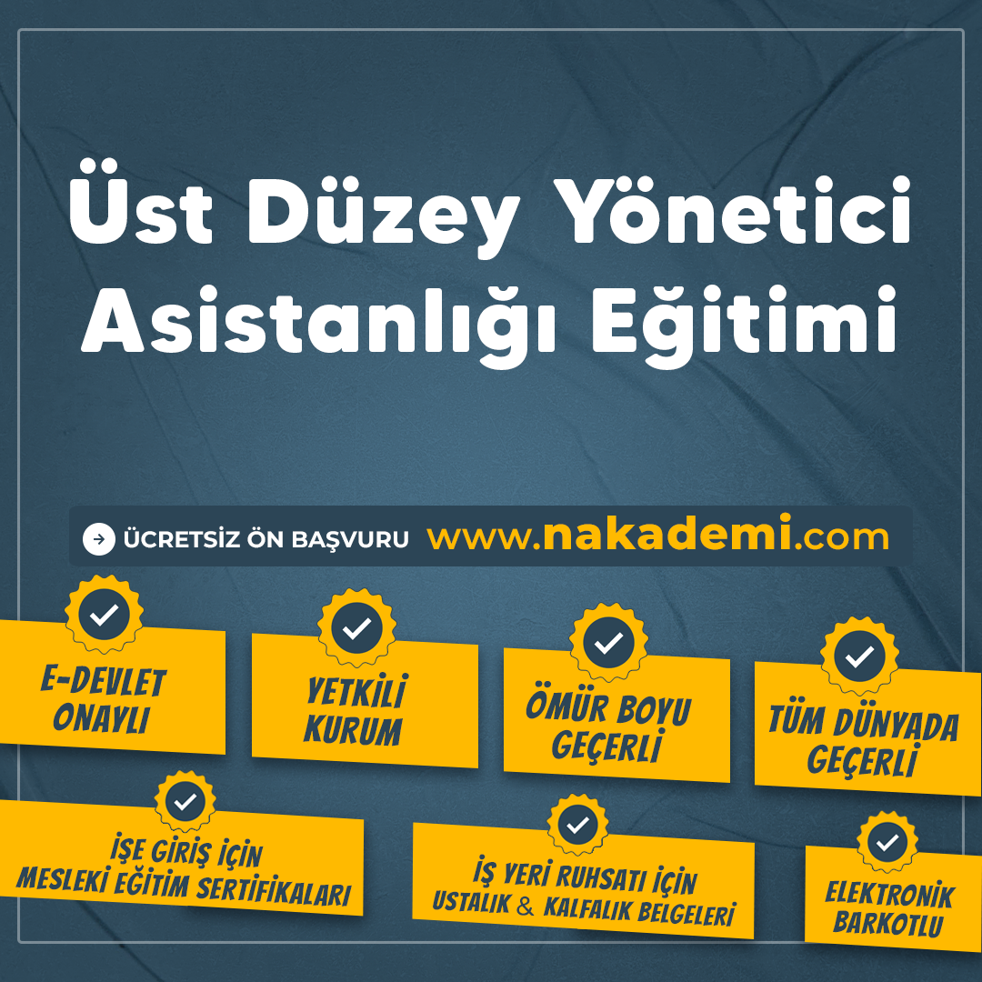 Üst Düzey Yönetici Asistanlığı Eğitimi