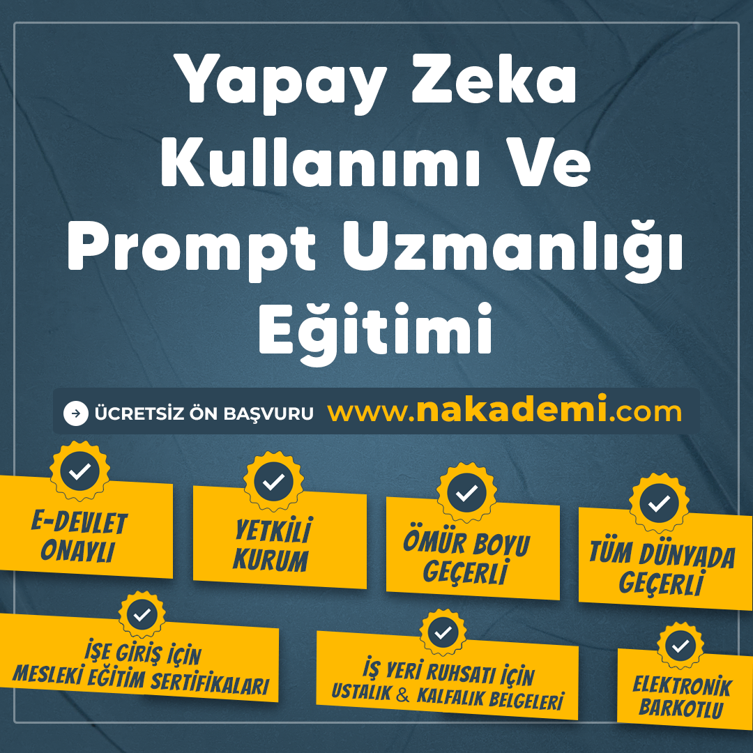 Yapay Zeka Kullanımı Ve Prompt Uzmanlığı Eğitimi