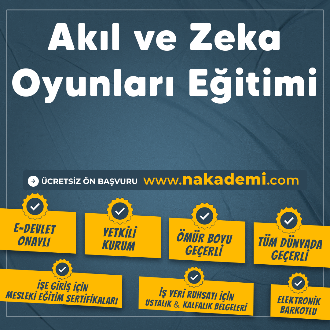 Akıl ve Zeka Oyunları Eğitimi
