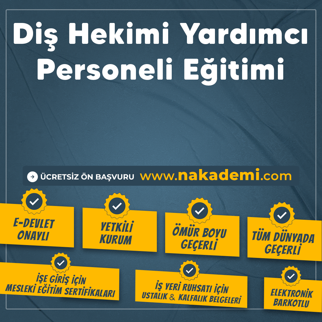 Diş Hekimi Yardımcı Personeli Eğitimi