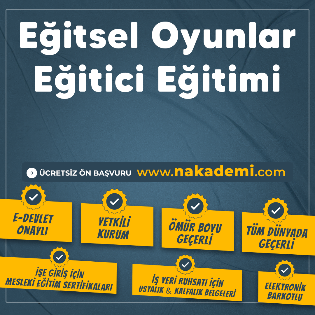 Eğitsel Oyunlar Eğitici Eğitimi