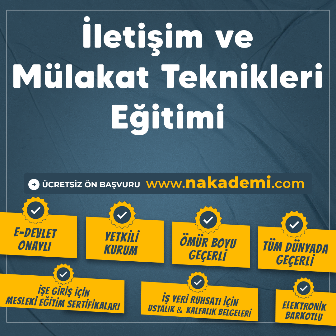 İletişim Ve Mülakat Teknikleri Eğitimi
