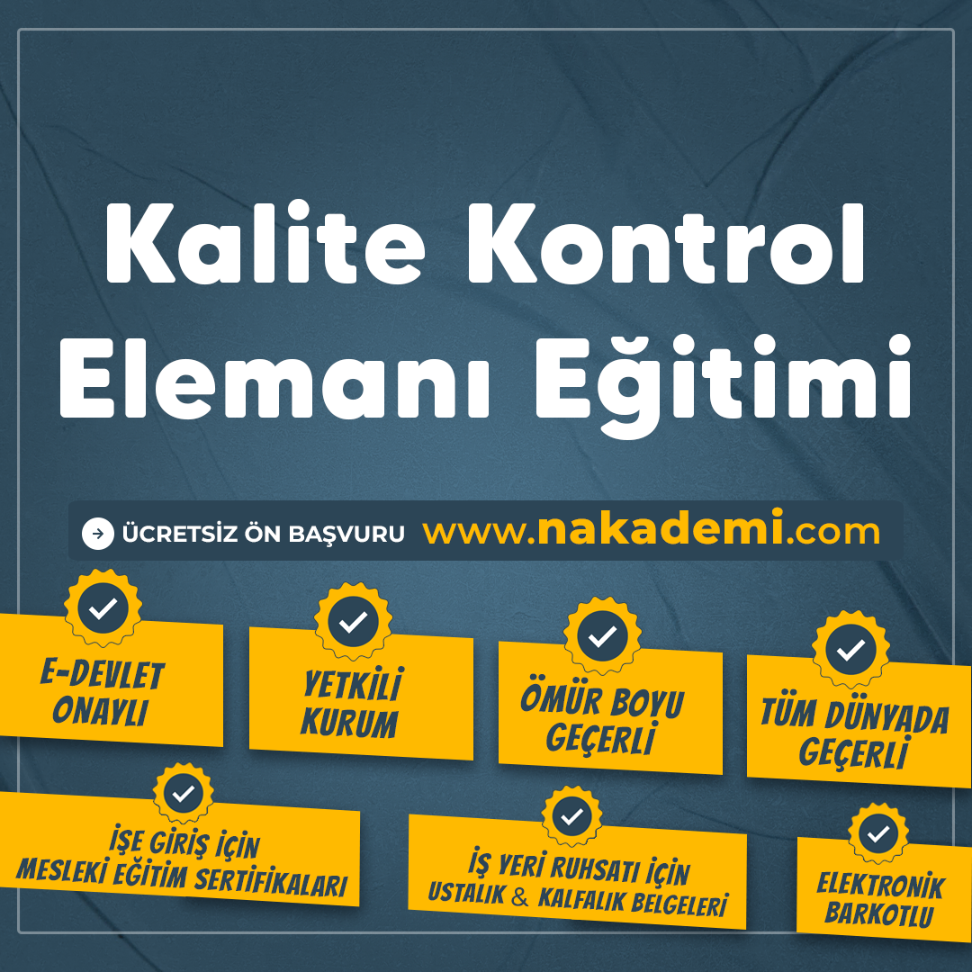 Kalite Kontrol Elemanı Eğitimi