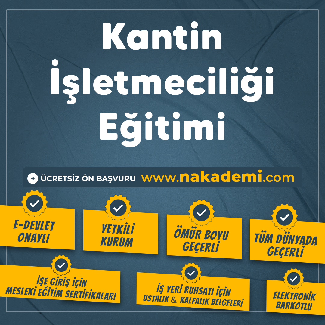 Kantin İşletmeciliği Eğitimi