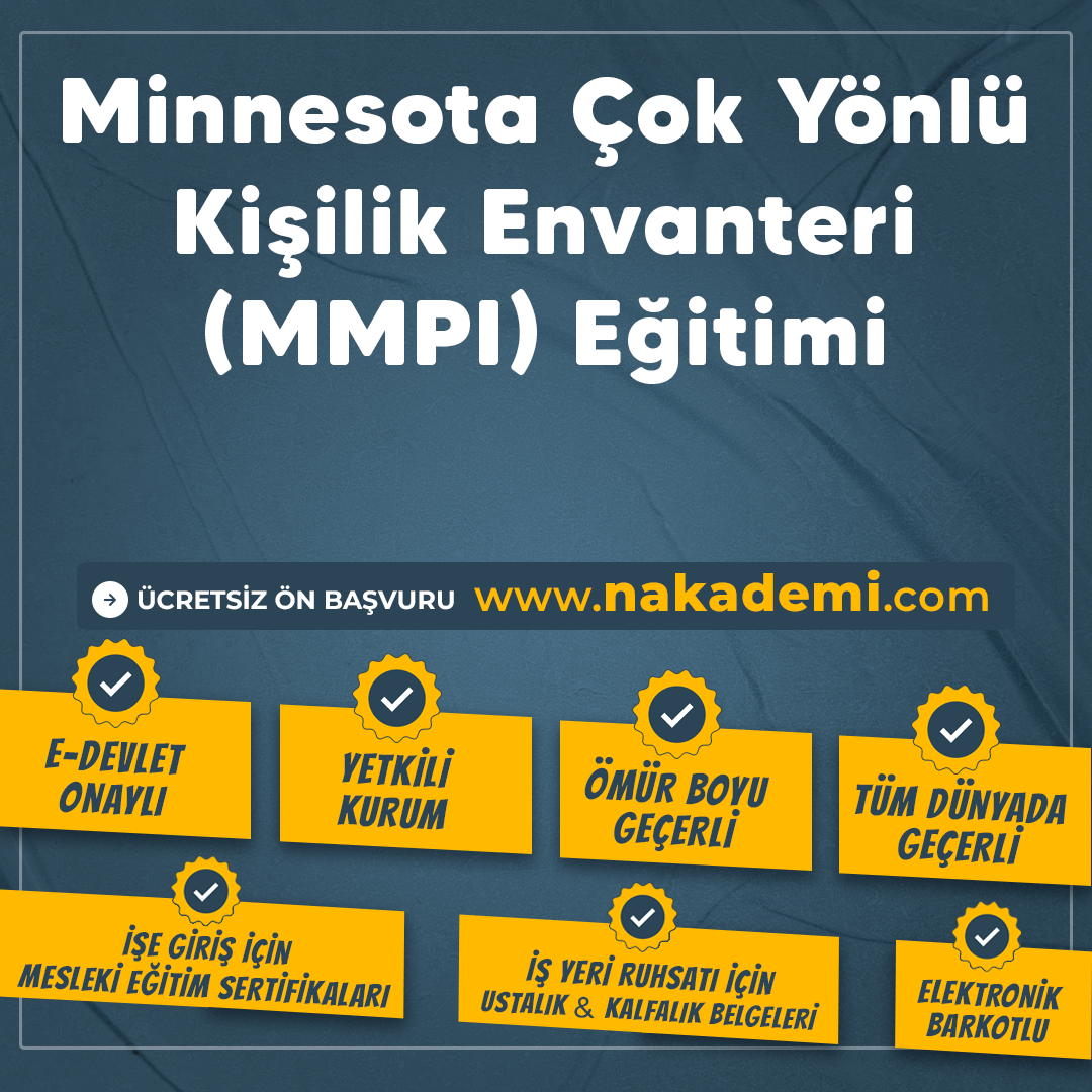 Minnesota Çok Yönlü Kişilik Envanteri (MMPI) Eğitimi