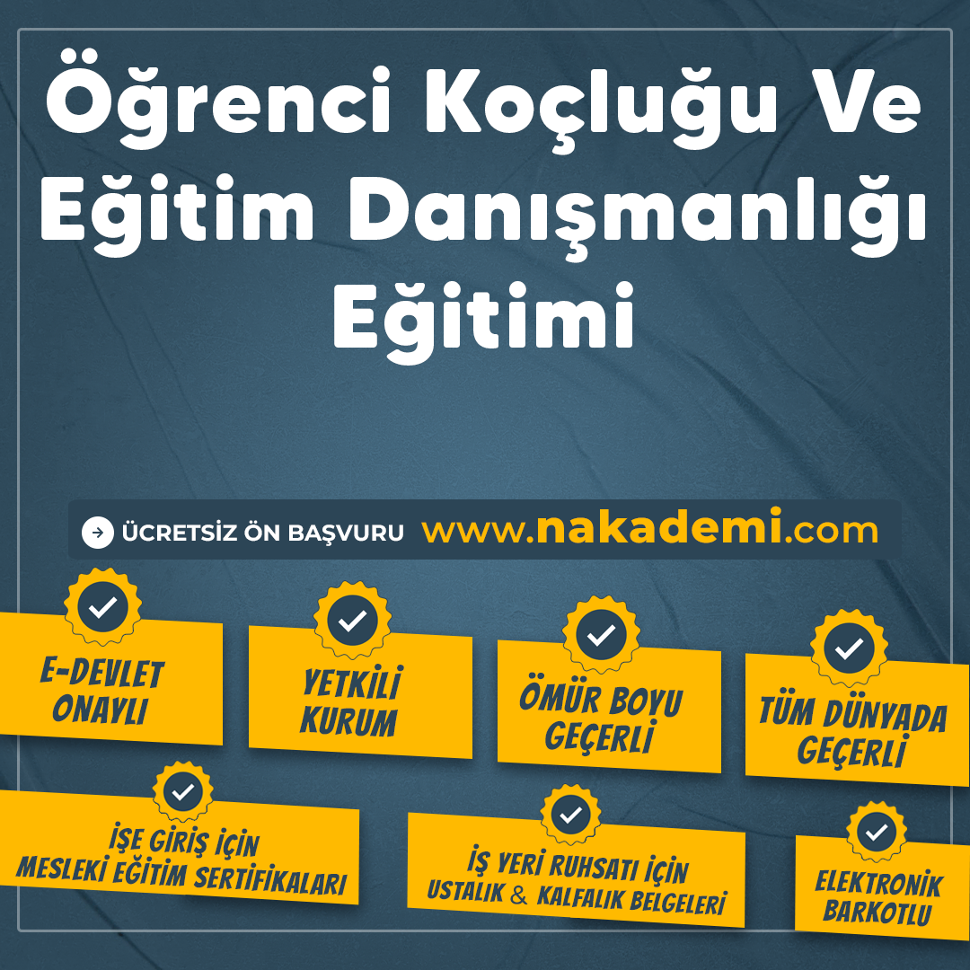 Öğrenci Koçluğu Ve Eğitim Danışmanlığı Eğitimi