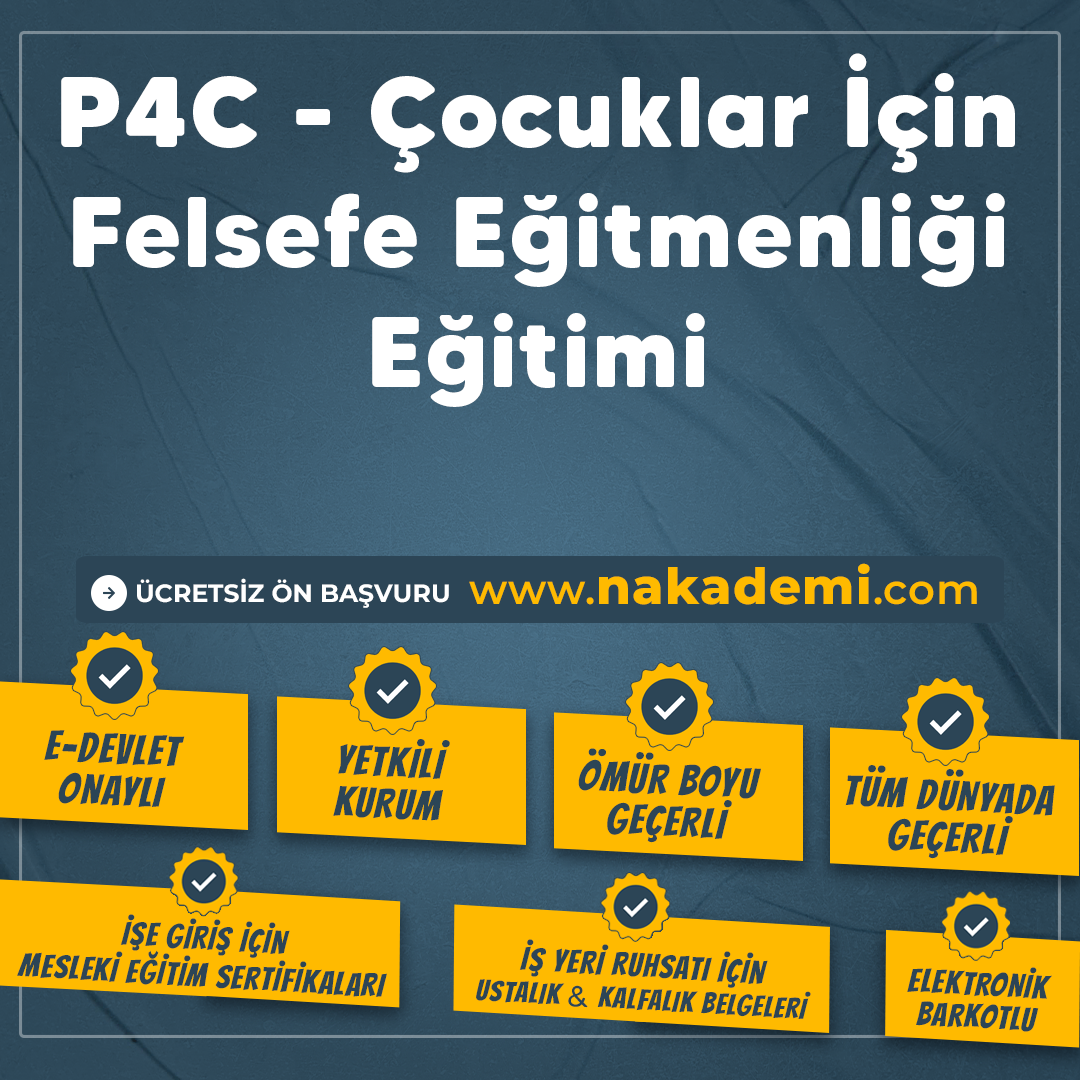 P4C - Çocuklar İçin Felsefe Eğitmenliği Eğitimi