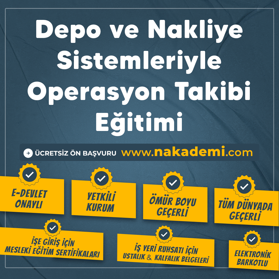 Depo ve Nakliye Sistemleriyle Operasyon Takibi Eğitimi