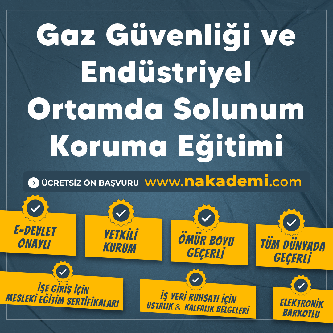 Gaz Güvenliği ve Endüstriyel Ortamda Solunum Koruma Eğitimi