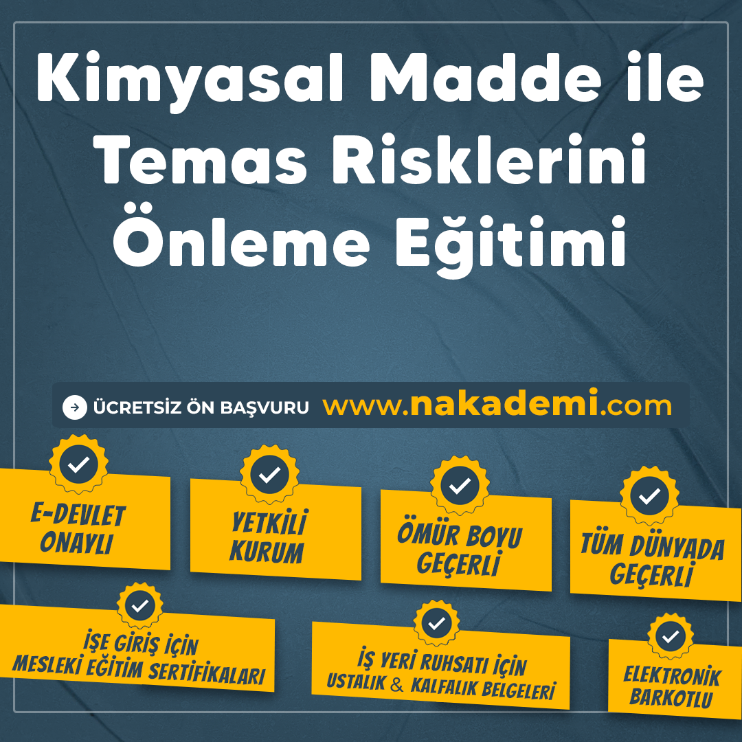 Kimyasal Madde ile Temas Risklerini Önleme Eğitimi