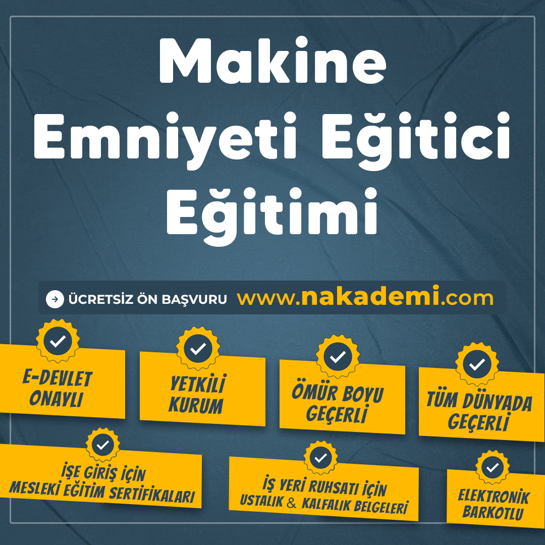 Makine Emniyeti Eğitici Eğitimi