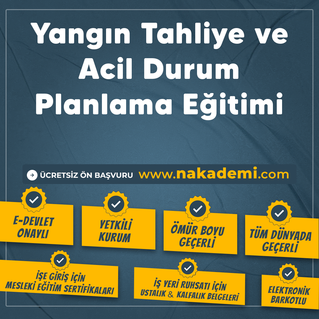 Yangın Tahliye ve Acil Durum Planlama Eğitimi