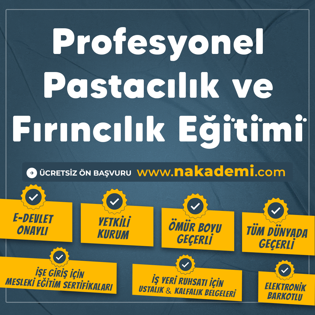 Profesyonel Pastacılık ve Fırıncılık Eği̇ti̇mi̇