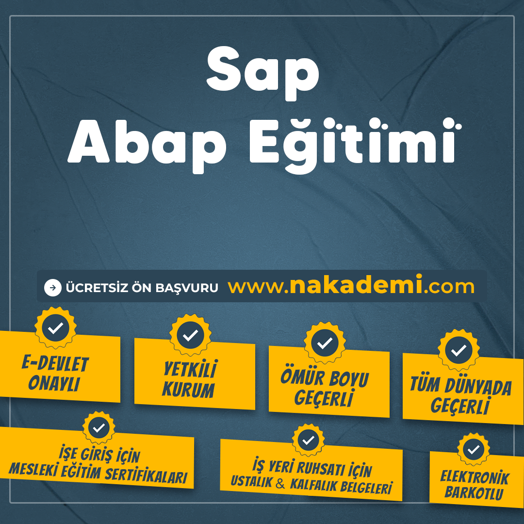 Sap Abap Eği̇ti̇mi̇
