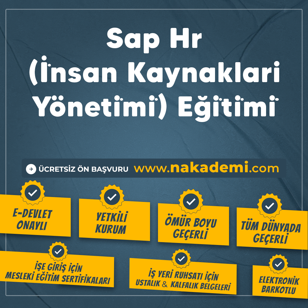 Sap Hr (i̇nsan Kaynaklari Yöneti̇mi̇) Eği̇ti̇mi̇