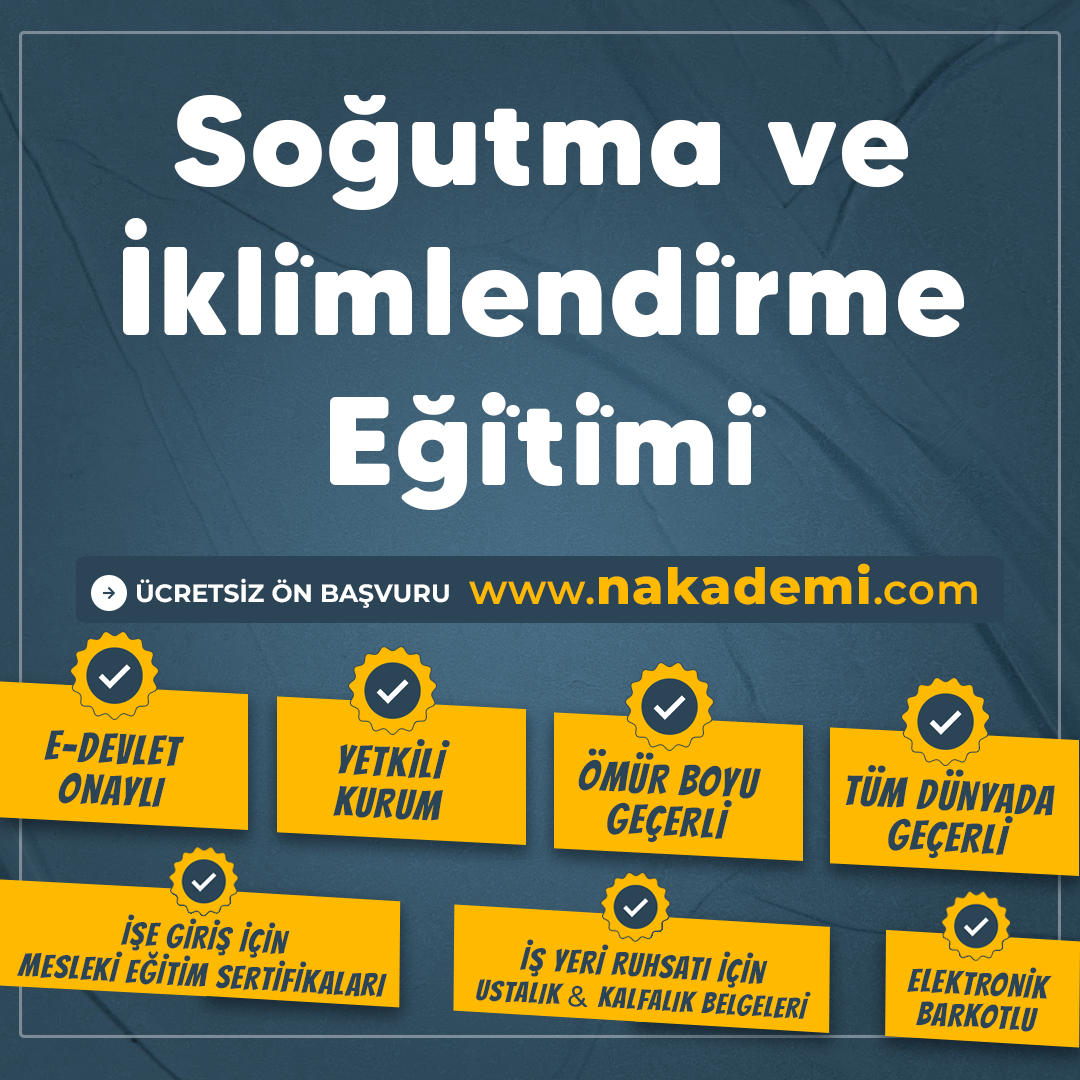 Soğutma ve İkli̇mlendi̇rme Eği̇ti̇mi̇