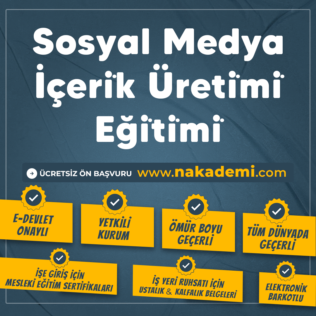 Sosyal Medya İçeri̇k Üreti̇mi̇ Eği̇ti̇mi̇