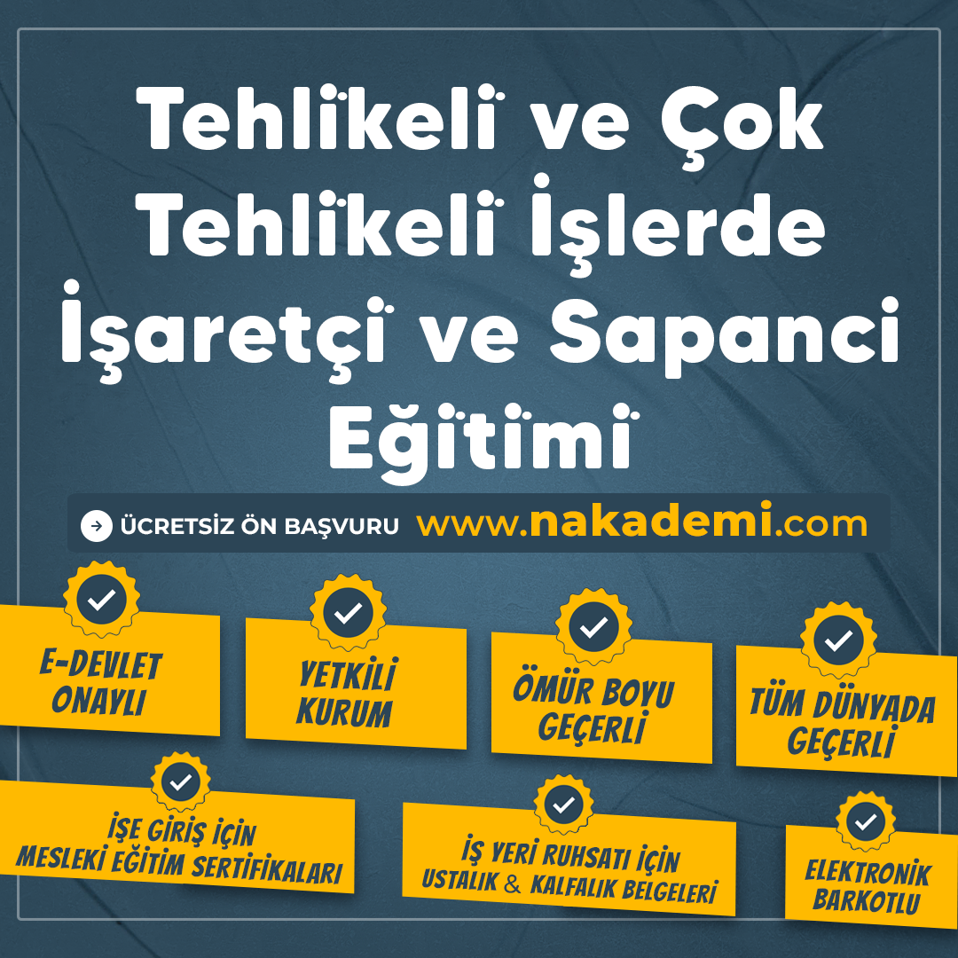 Tehli̇keli̇ Ve Çok Tehli̇keli̇ İşlerde İş Sağliği Ve Güvenli̇ği̇ Eği̇ti̇mi̇
