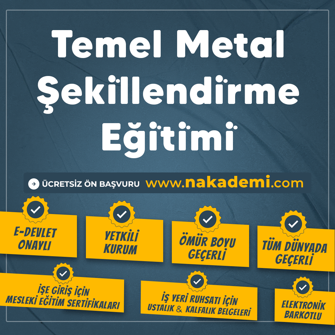 Temel Metal Şeki̇llendi̇rme Eği̇ti̇mi̇