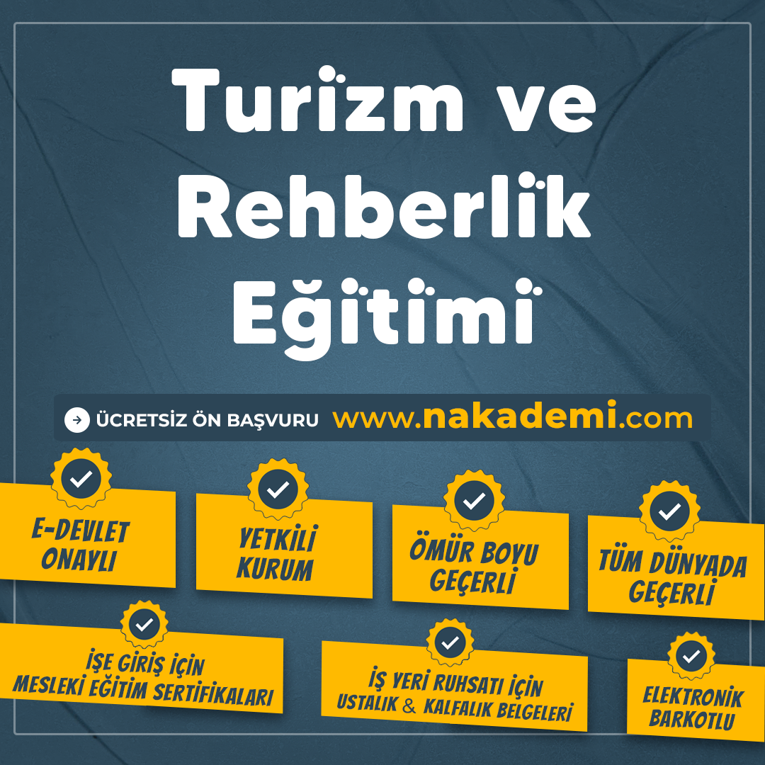 Turi̇zm ve Rehberli̇k Eği̇ti̇mi̇