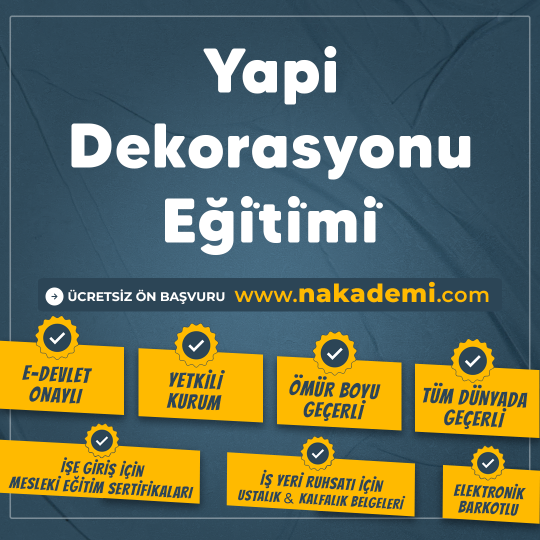 Yapi Dekorasyonu Eği̇ti̇mi̇