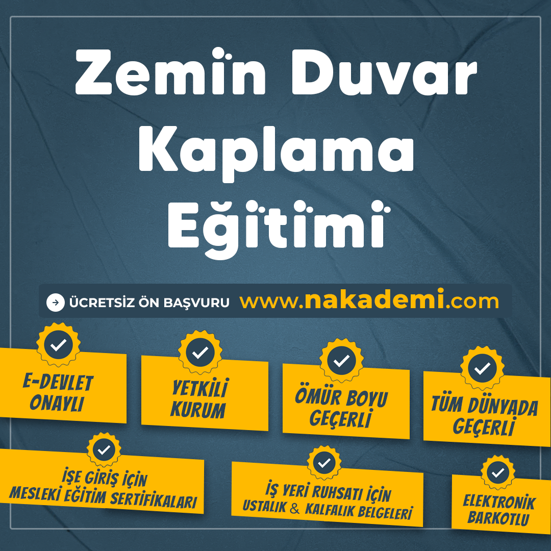 Zemi̇n Duvar Kaplama Eği̇ti̇mi̇