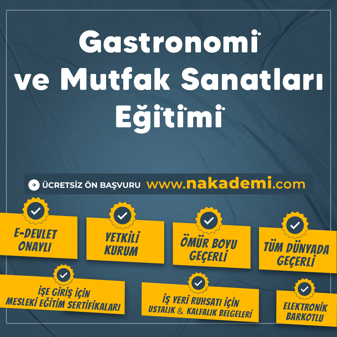 Gastronomi̇ ve Mutfak Sanatları Eği̇ti̇mi̇