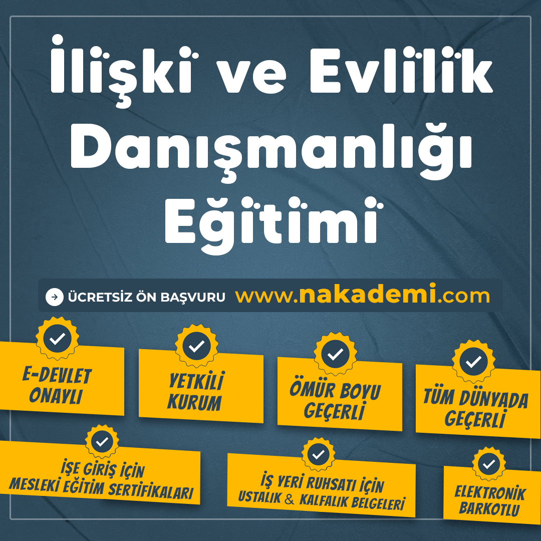 İli̇şki̇ ve Evli̇li̇k Danışmanlığı Eği̇ti̇mi̇