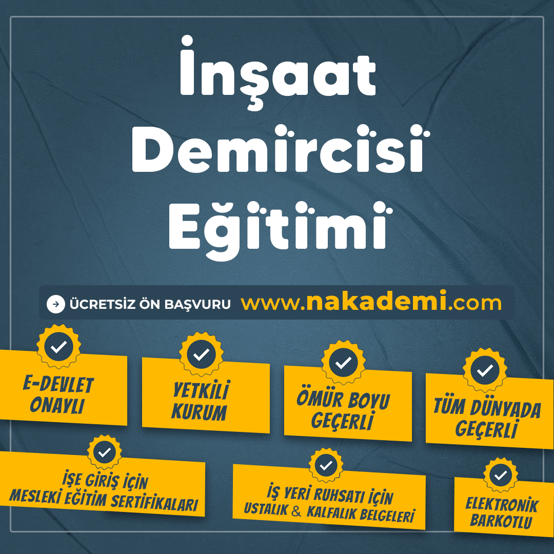 İnşaat Demi̇rci̇si̇ Eği̇ti̇mi̇