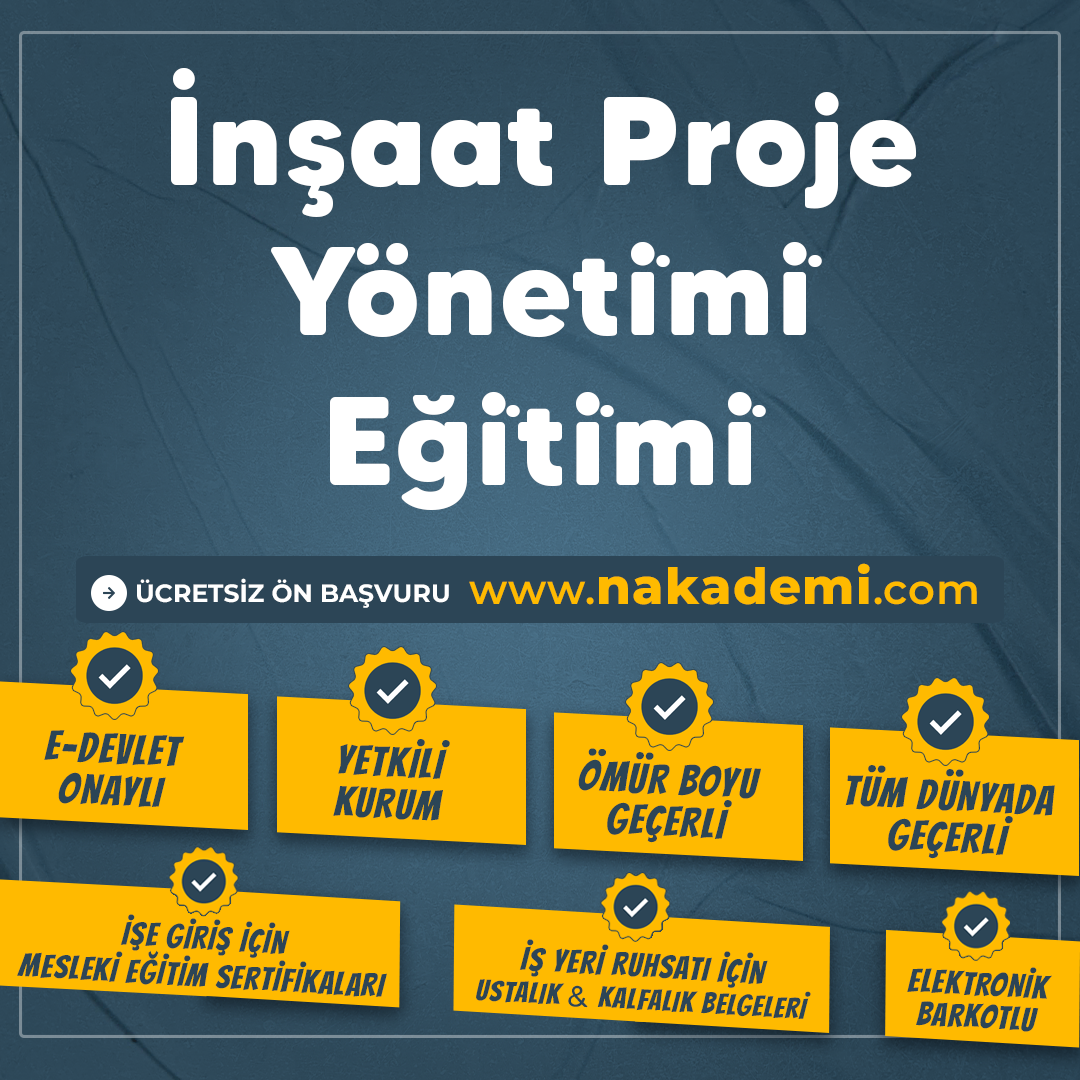 İnşaat Proje Yöneti̇mi̇ Eği̇ti̇mi̇