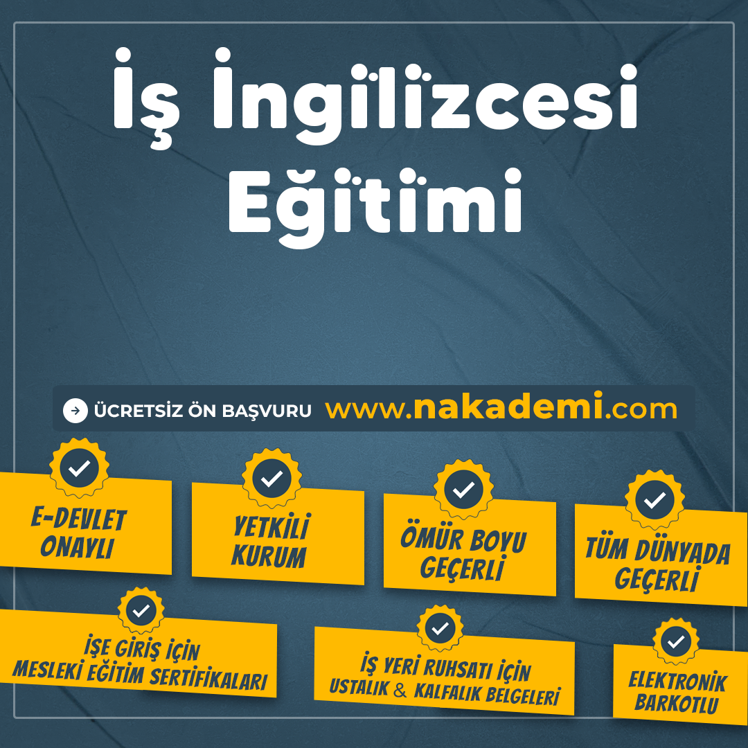 İş İngi̇li̇zcesi̇ Eği̇ti̇mi̇