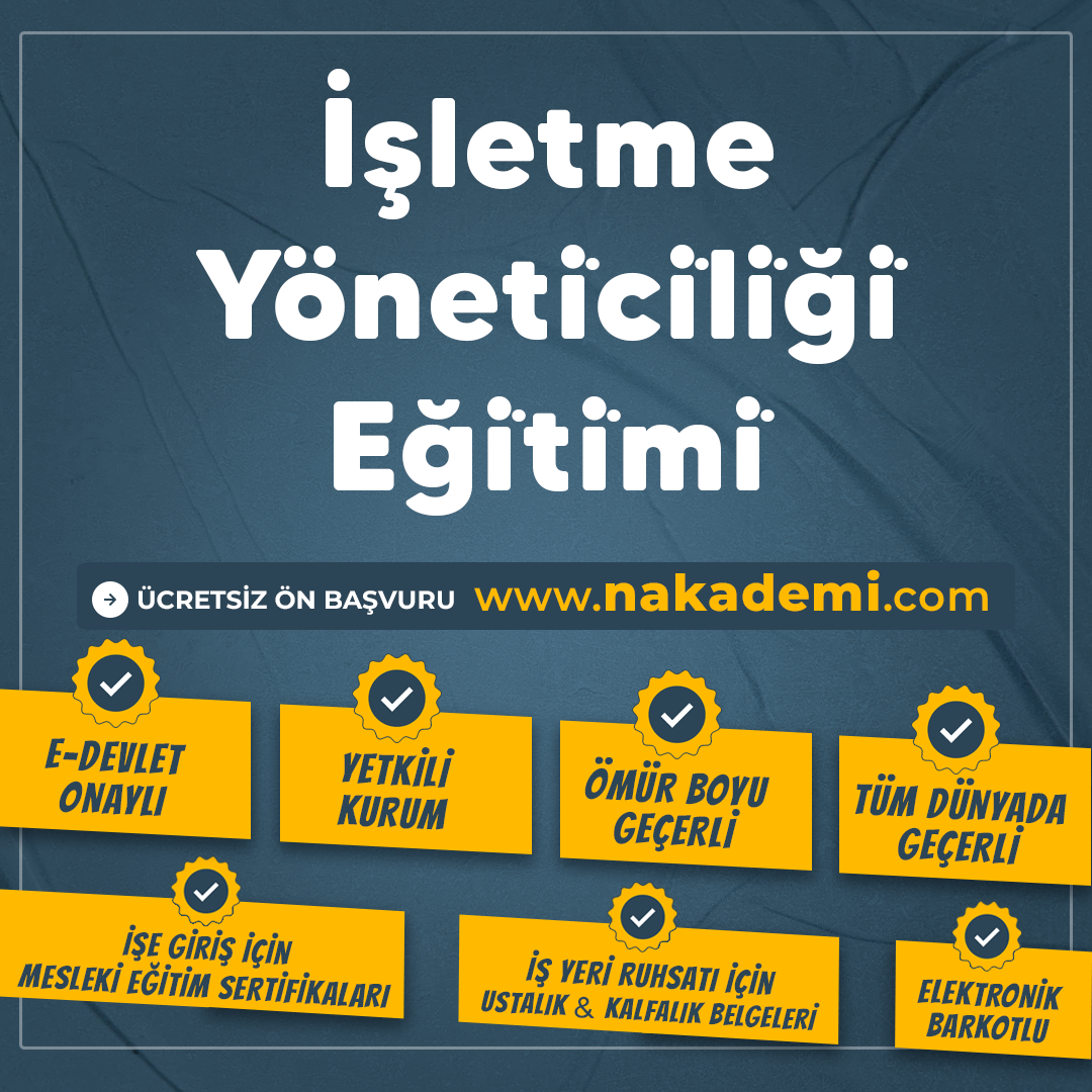 İşletme Yöneti̇ci̇li̇ği̇ Eği̇ti̇mi̇