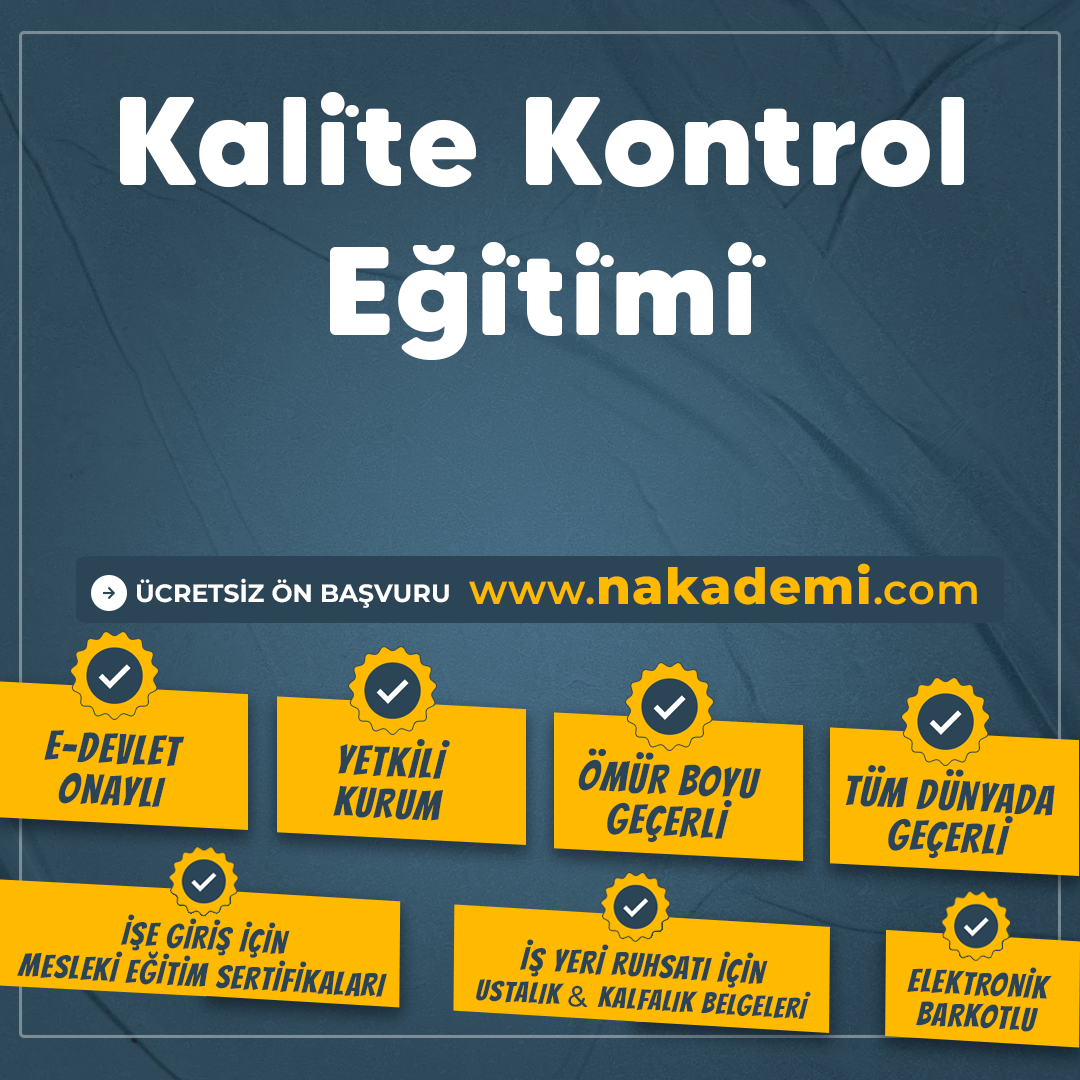 Kali̇te Kontrol Eği̇ti̇mi̇