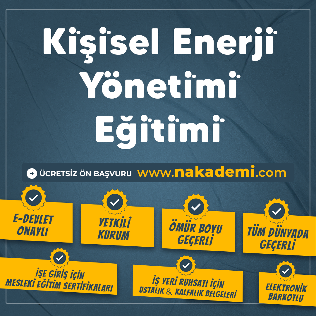 Ki̇şi̇sel Enerji̇ Yöneti̇mi̇ Eği̇ti̇mi̇