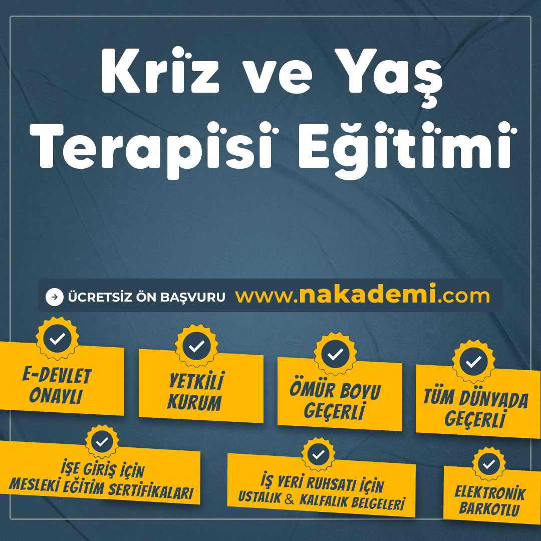Kri̇z ve Yaş Terapi̇si̇ Eği̇ti̇mi̇