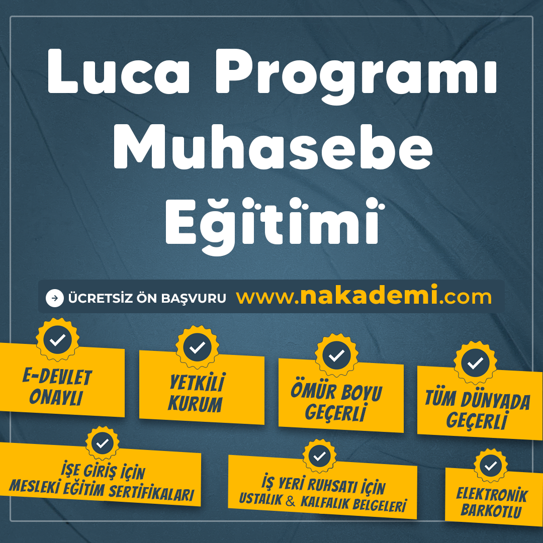 Luca Programı Muhasebe Eği̇ti̇mi̇