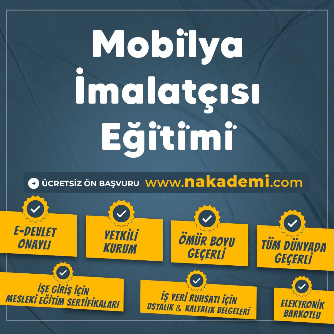 Mobi̇lya İmalatçısı Eği̇ti̇mi̇