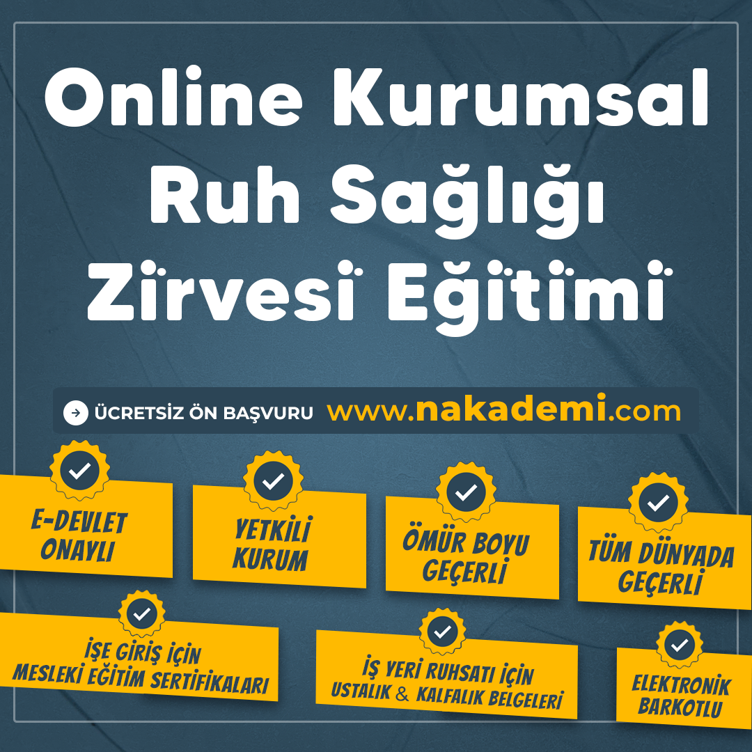 Online Kurumsal Ruh Sağlığı Zi̇rvesi̇ Eği̇ti̇mi̇