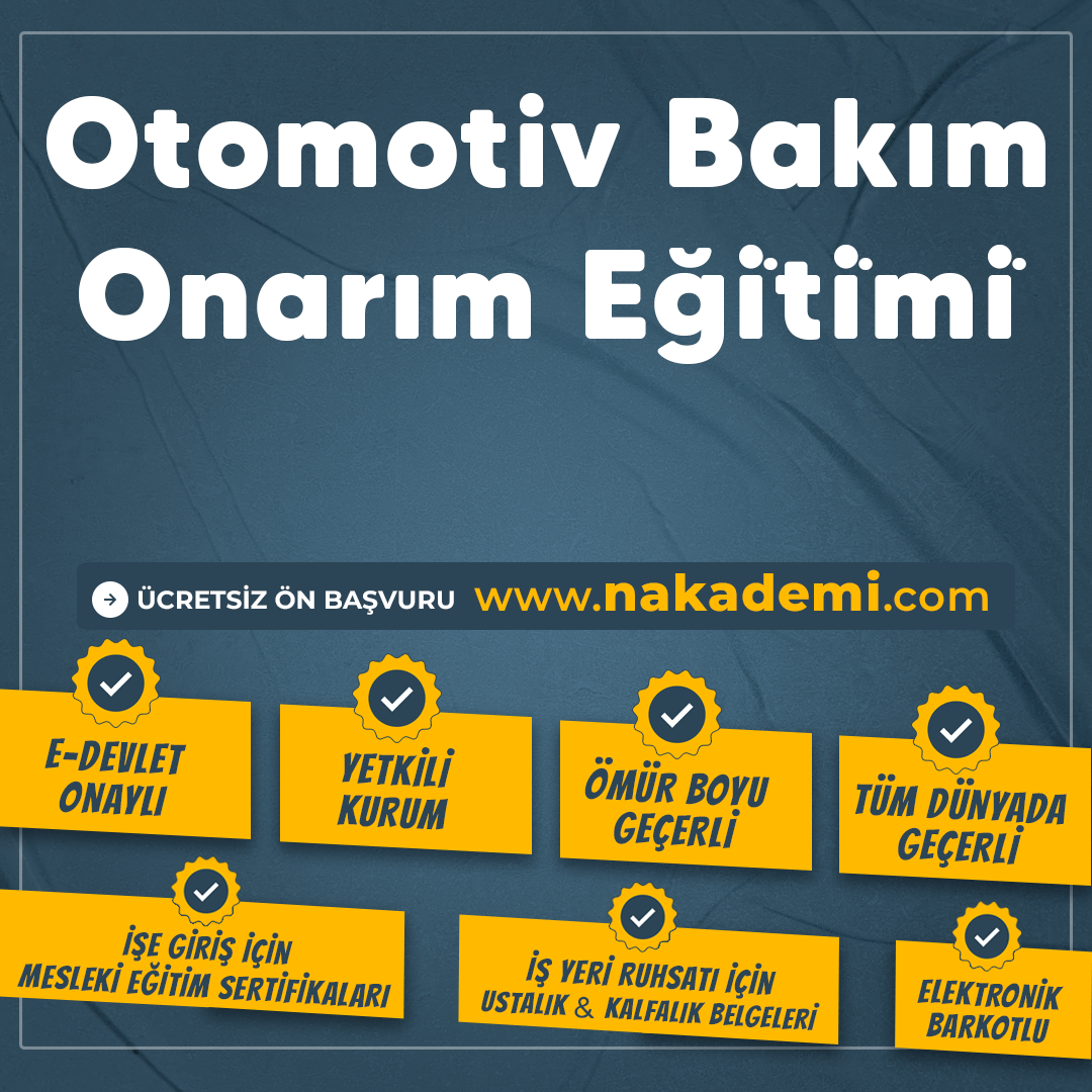 Otomoti̇v Bakim Onarim Eği̇ti̇mi̇