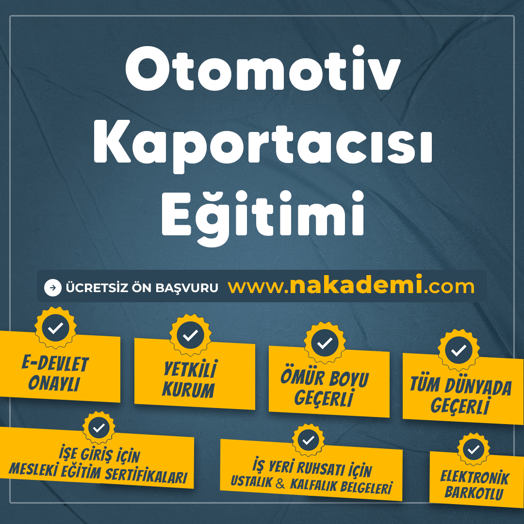 Otomoti̇v Kaportacisi Eği̇ti̇mi̇