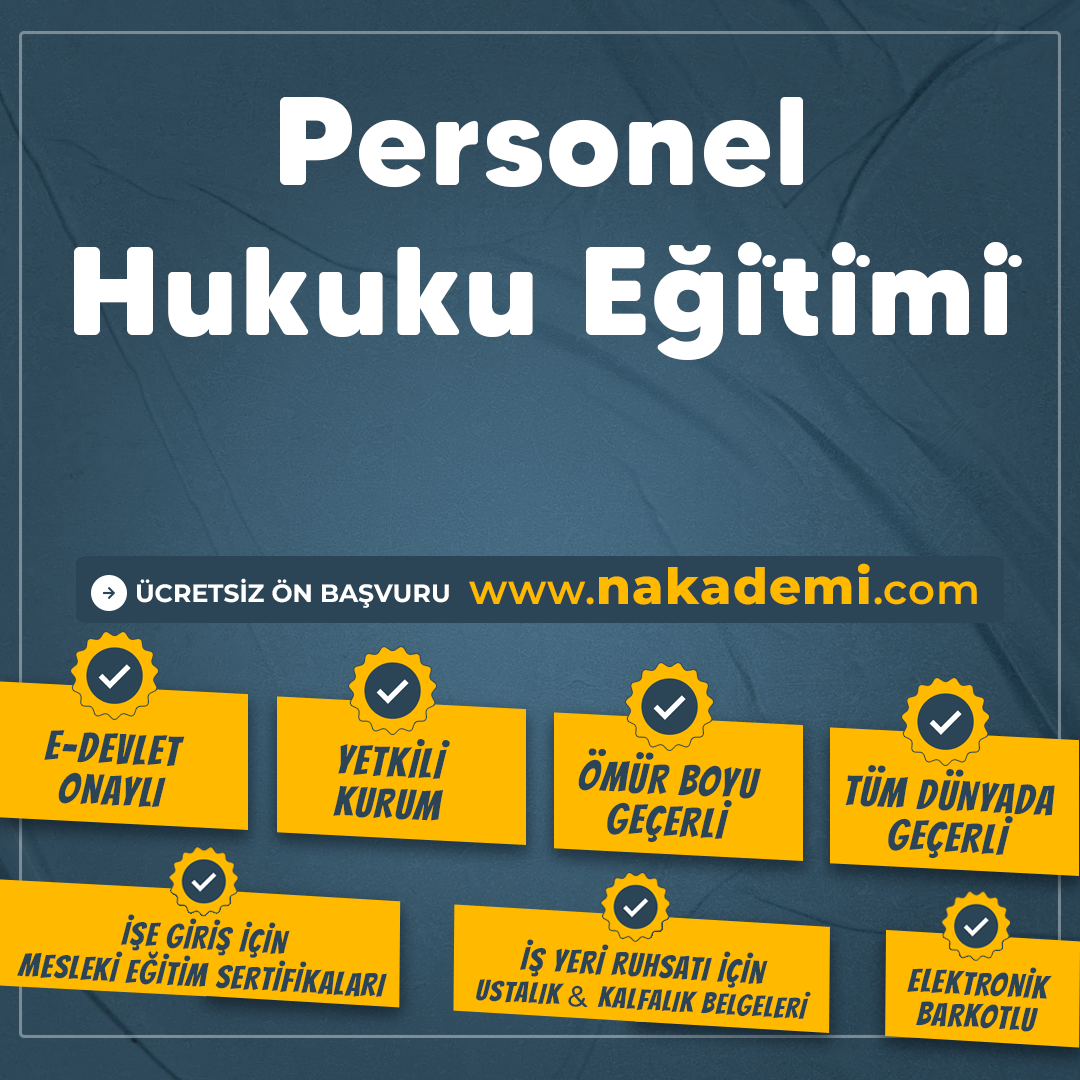 Personel Hukuku Eği̇ti̇mi̇